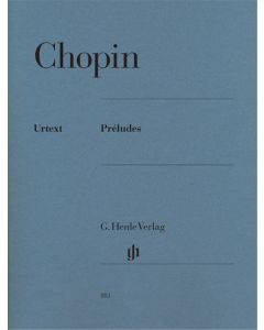  CHOPIN PRELUDES  REVISED PIANO HENLE 