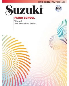  SUZUKI PIANO 7 KIRJA+CD NEW INTERNATIONAL EDITION   AZUMA 