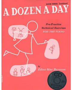  BURNAM A DOZEN A DAY 3+CD PIANO 