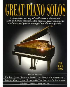  GREAT PIANO SOLOS BLACK BOOK 