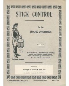  STICK CONTROL STONE DRUMS ALF32749 
