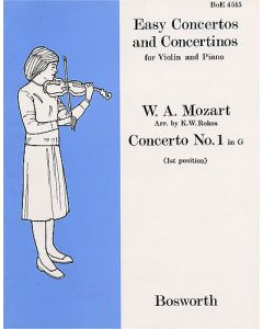  MOZART VIOLIN CONCERTO 1 IN G VIOLIN /PIANO 