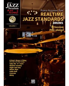  REALTIME STANDARDS + MP3 CD DRUMS JAZZ SESSION PA VOL.1 