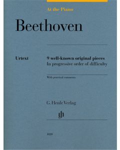  BEETHOVEN AT THE PIANO 9 WELL-KNOWN ORIGINAL PIECES 