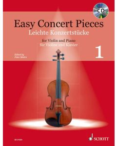  EASY CONCERT PIECES 1 +CD VIOLIN+ PIANO 