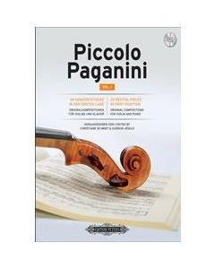  PICCOLO PAGANINI VOL 1 VIOLIN+PIANO PETERS 