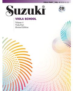  SUZUKI VIOLA 4 KIRJA+CD NEW EDITION 
