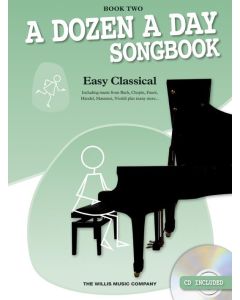  BURNAM A DOZEN A DAY SONGBOOK 2 +CD EASY CLASSICAL   PIANO 