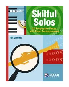  SKILFUL SOLOS + CD  (SPARKE) CLARINET + PIANO 