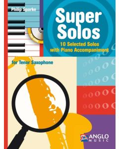  SUPER SOLOS + CD  (SPARKE) TENOR SAX + PIANO 