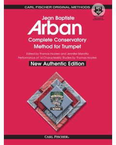  ARBAN COMPLETE METHOD +ONLINE AUDIO TRUMPET  NEW AUTHENTIC EDITION 