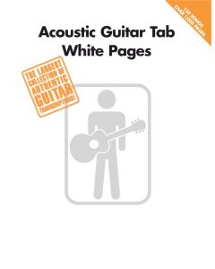  ACOUSTIC GUITAR WHITE PAGES GUITAR TAB 