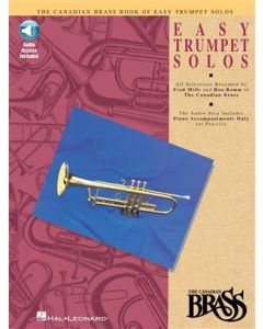  EASY TRUMPET SOLOS +ONLINE AUDIO CANADIAN BRASS BOOK 