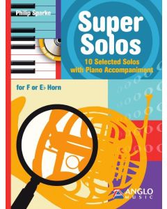  SUPER SOLOS + CD  (SPARKE) HORN + PIANO 