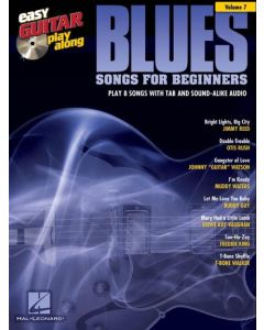  BLUES SONGS FOR BEGINNERS +CD  EASY GUITAR PLAY-ALONG 7 