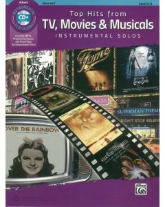  TOP HITS TV MOVIE MUSICALS HORN +CD 