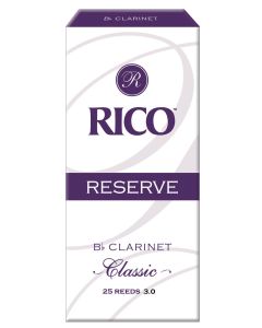 RICO RESERVE CLASSIC Klarinetin lehti 3.0  25 kpl 