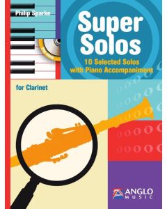  SUPER SOLOS + CD  (SPARKE) CLARINET + PIANO 