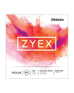 D'addario Zyex viulun kielisarja Alu D 4/4 Me 