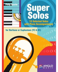 SUPER SOLOS + CD  (SPARKE) BARITONE/EUPHONIUM + PIANO 