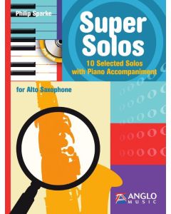  SUPER SOLOS + CD  (SPARKE) ALTO SAX + PIANO 