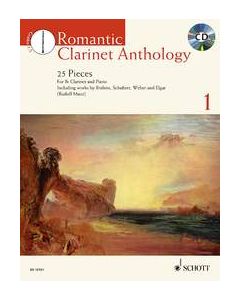  ROMANTIC CLARINET ANTHOLOGY 1 CLARINET + PIANO + CD 