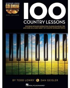  100 COUNTRY LESSONS  +2CD KEYBOARD LESSON GOLDMINE 