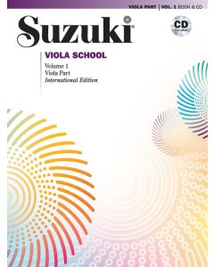  SUZUKI VIOLA 1 KIRJA+CD NEW EDITION 