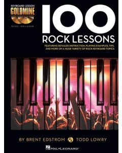  100 ROCK LESSONS  +2CD KEYBOARD LESSON GOLDMINE 