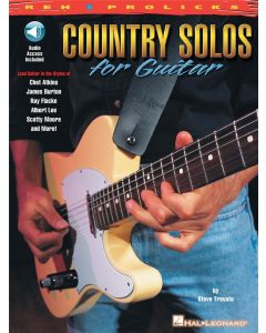 COUNTRY SOLOS FOR GUITAR GUITAR TAB+ONLINE AUDIO 
