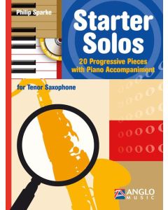 STARTER SOLOS + CD  (SPARKE) TENOR SAX + PIANO 