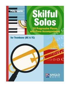  SKILFUL SOLOS + CD  (SPARKE) TROMBONE + PIANO 