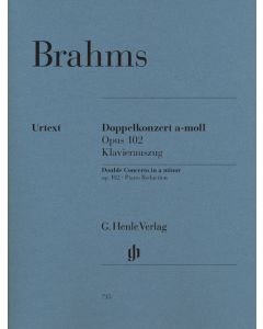  BRAHMS DOUBLE CONCERTO A MINOR OP10 VIOLIN+CELLO+PIANO  HENLE URTEXT 