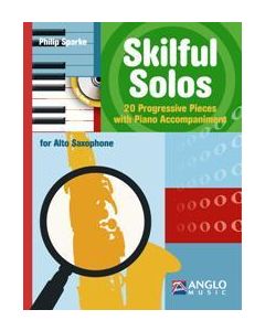  SKILFUL SOLOS + CD  (SPARKE) ALTO SAX + PIANO 