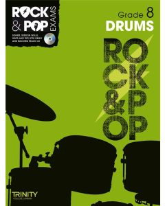  ROCK & POP EXAMS 8 +CD DRUMS 