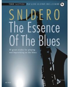  SNIDERO ESSENCE OF BLUES +CD TENOR SAX 