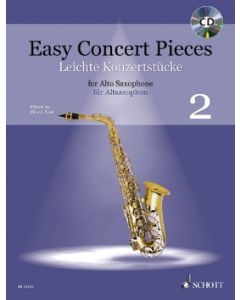  EASY CONCERT PIECES 2 +CD ALTO SAX + PIANO 