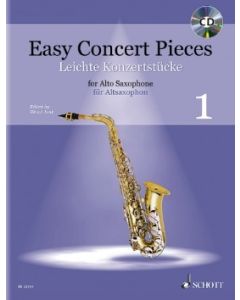  EASY CONCERT PIECES 1 +CD ALTO SAX + PIANO 