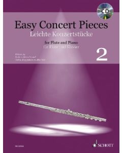  EASY CONCERT PIECES 2 +CD FLUTE + PIANO 