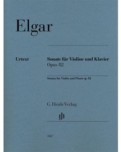  ELGAR SONATA OP 82 VIOLIN/PIANO HENLE 