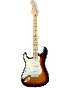 Fender Player Stratocaster vasenkätinen 3-Tone Sunburst MN 