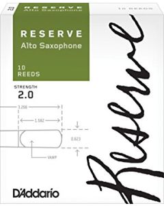 D'addario Reserve alttosaksofonin lehti 2.0 