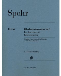  SPOHR CONCERTO NO.2 OP.57 CLARINET+PIANO HENLE 