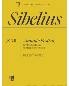  SIBELIUS ANDANTE FESTIVO SCORE URTEXT 
