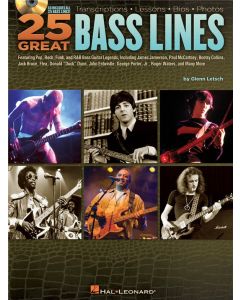  25 GREAT BASS LINES TAB 