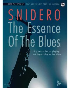  SNIDERO ESSENCE OF BLUES +CD ALTO SAX 