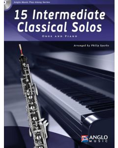  15 INTERMEDIATE CLASSICAL SOLOS +CD OBOE AND PIANO 