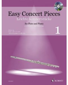  EASY CONCERT PIECES 1 +CD FLUTE + PIANO 