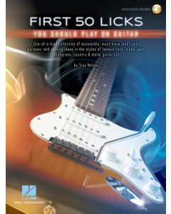  FIRST 50 LICKS YOU SHOULD PLAY ON GUITAR +ONLINE AUDIO 