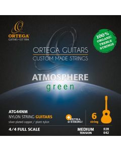 ORTEGA ATMOSPHERE GREEN Klassisen kitaran kielisarja, Mediu 